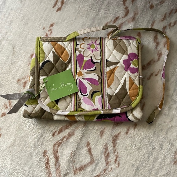 VERA BRADLEY Essentials Cosmetics Travel Jewelry Organizer Portobello Road - New - Picture 1 of 7
